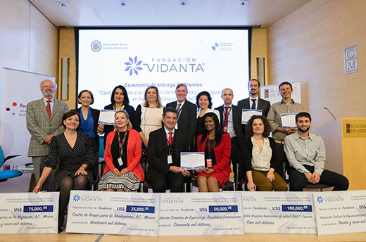 Cinco organizaciones de la sociedad civil fueron premiadas como parte de la presente edición del Premio Fundación Vidanta 2019. Dos de ellas son mexicanas: el Instituto para las Mujeres en la Migración A.C. y la Fundación Centro de Acopio para la Tarahumara A.C.